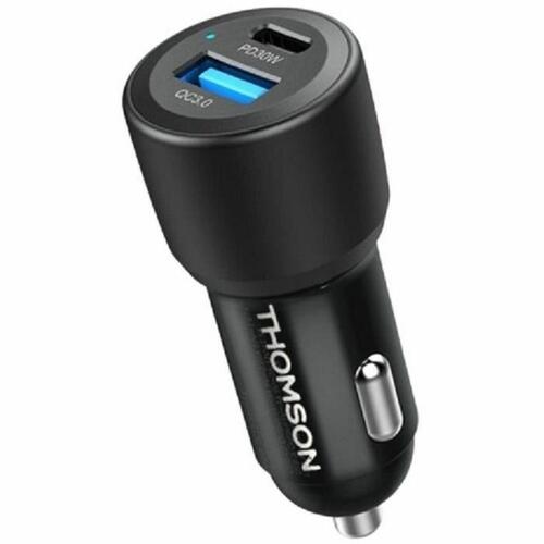 Thomson GaN oplader 60 W - USB-C PD 30 W + USB-A QC 3.0