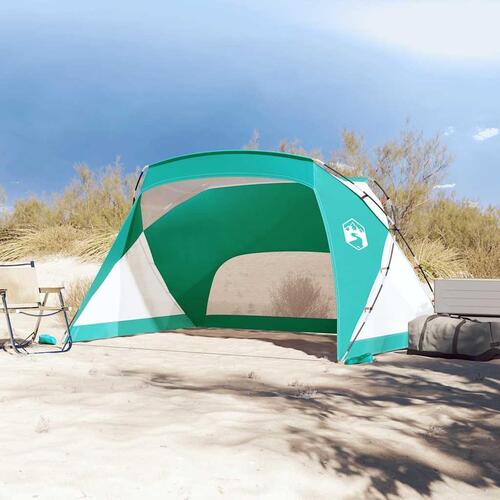 Strandtelt 274x178x170/148 cm 185T polyester havgrøn