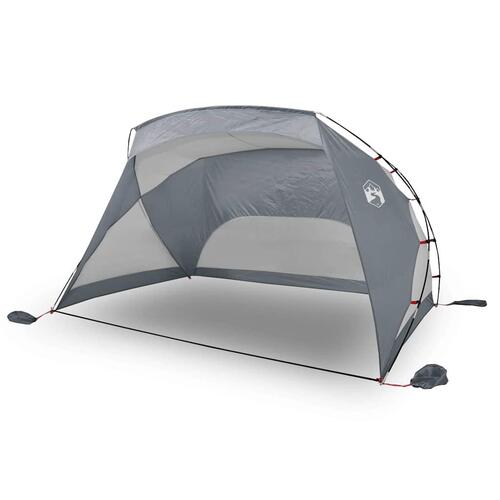Strandtelt 274x178x170/148 cm 185T polyester grå