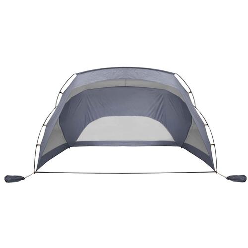 Strandtelt 274x178x170/148 cm 185T polyester grå