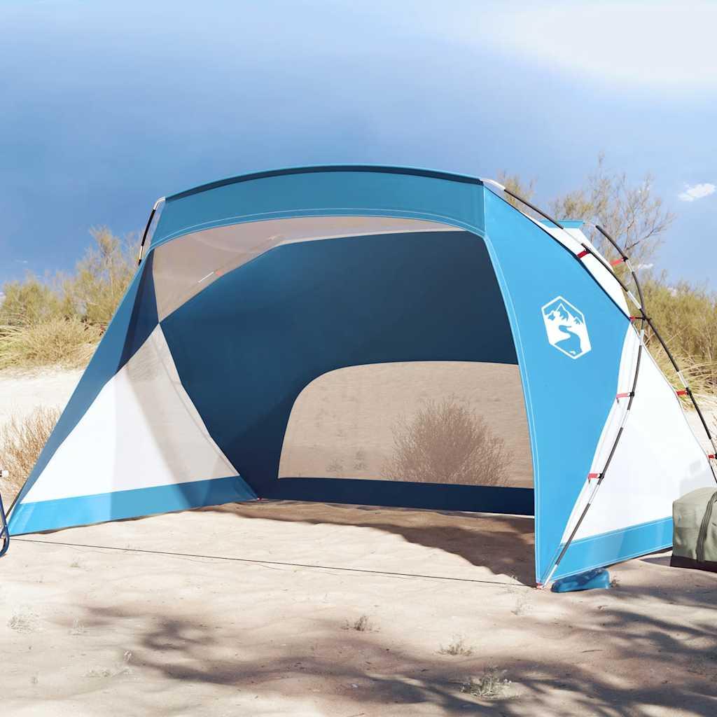 Strandtelt 274x178x170/148 Cm 185t Polyester Azurblå
