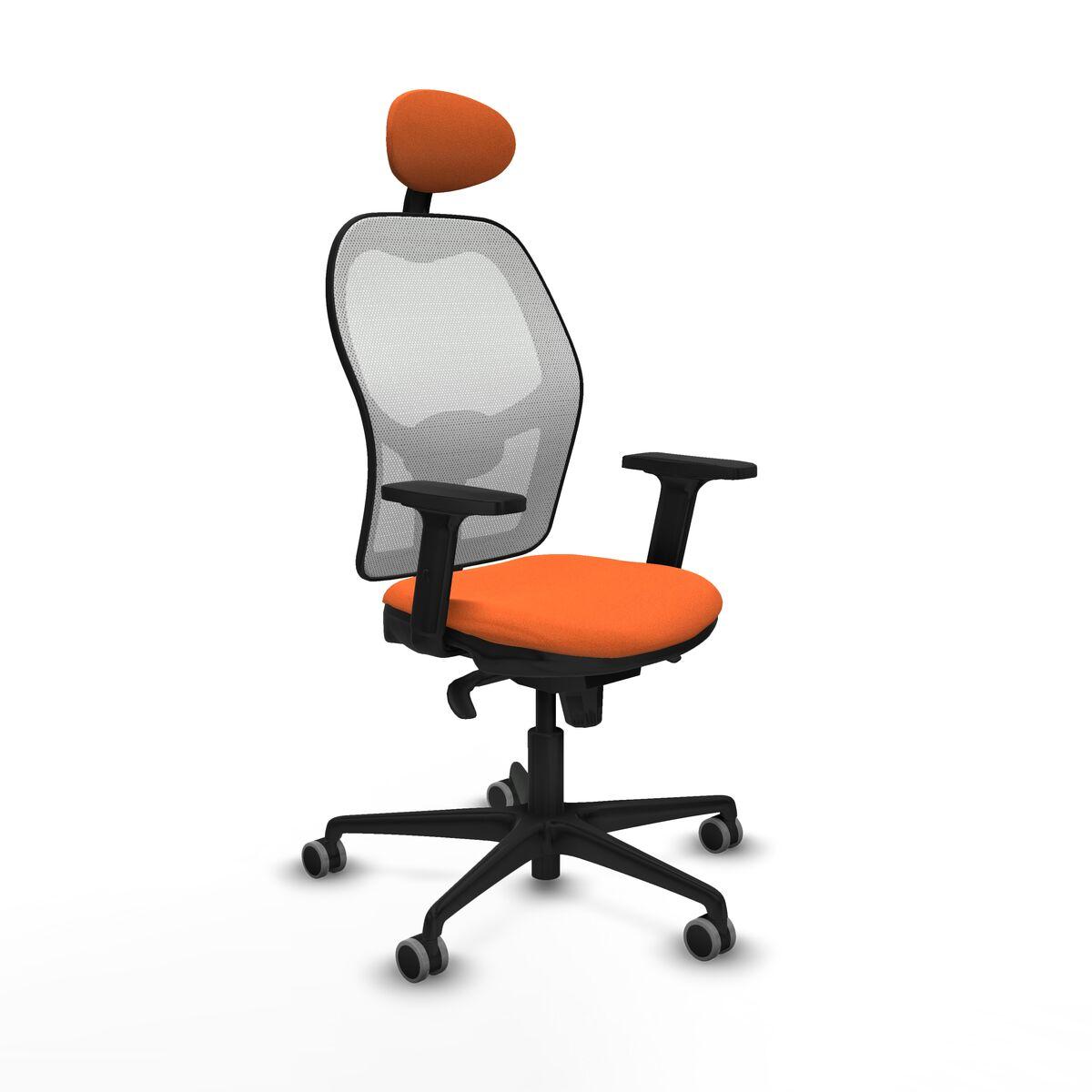 Kontorstol med hovedgærde Piqueras y Crespo 2D036G1 Orange