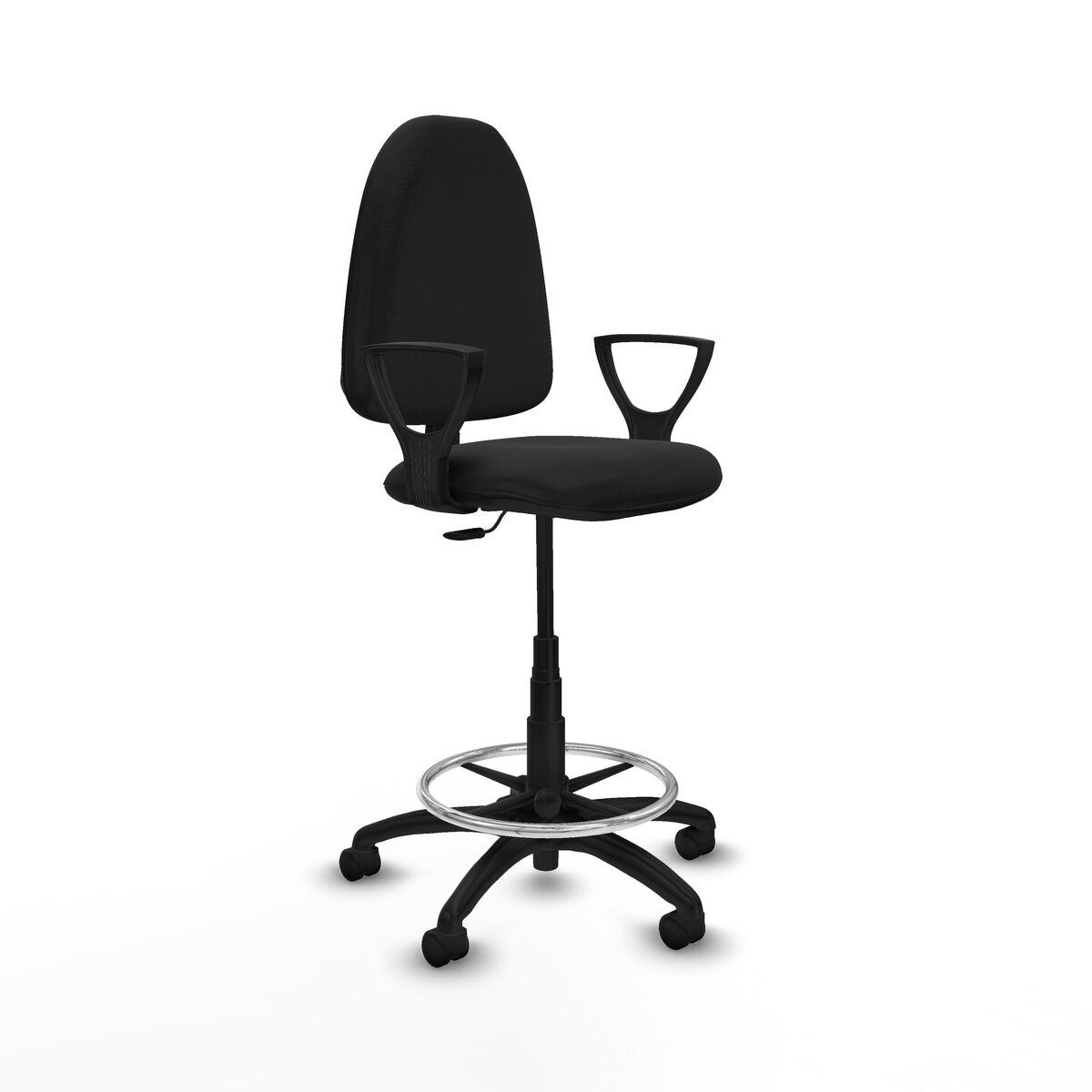 Kontorstol BFN01RN - sort, høj model