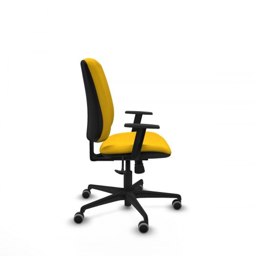 Kontorstol B1D036G - gul med armlæn
