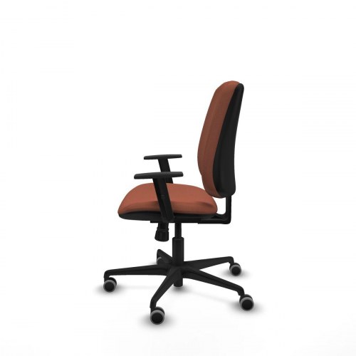 Kontorstol B1D036G - brun, justerbar med armlæn