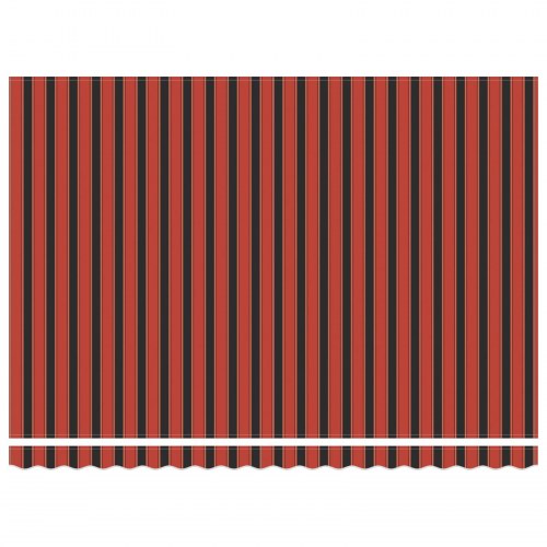 Manuel Markise orange og brun 450 × 350 cm Stof