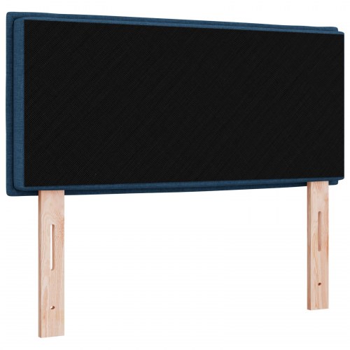 LED-sengegavl i stof med RGB-lys - blå 80 cm