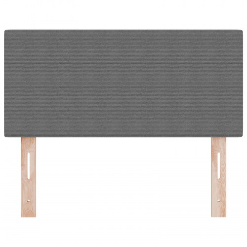 LED-sengegavl lysegrå 100 cm - velourstof