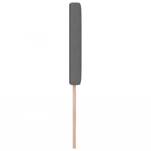 LED-sengegavl lysegrå 100 cm - velourstof