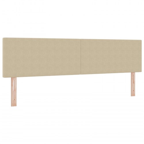 LED-sengegavl med LED-lysstrimler - grågrøn 180 cm