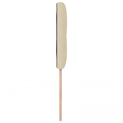 Sengegavl med LED-lysstrimler - creme, 90 cm