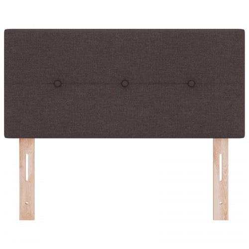 LED-sengegavl 100 cm med RGB LED-lys - mørk brun