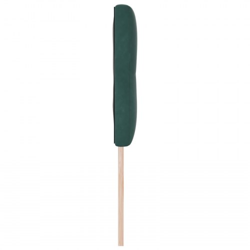 LED-sengegavl grøn 144 cm i fløjl