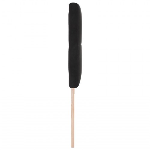 LED-sengegavl med RGB LED-lys - sort, 200 cm, fløjl