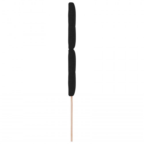 LED-sengegavl i stof med RGB LED - sort 90 cm