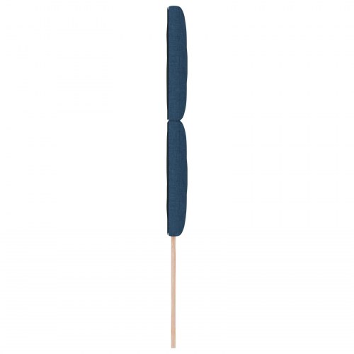 LED-sengegavl blå 90 cm - stof