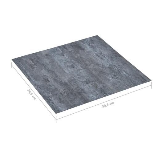 Selvklæbende gulvbrædder 5,11 m² PVC grå marmor