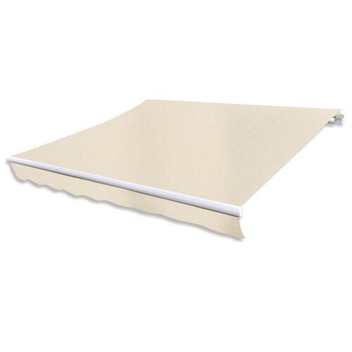 Foldemarkise 400 cm cremefarvet