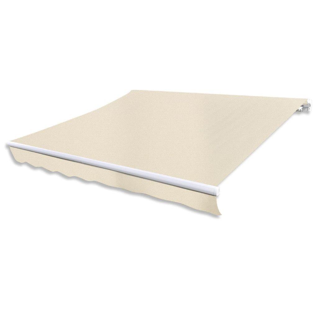 Foldemarkise 400 cm cremefarvet