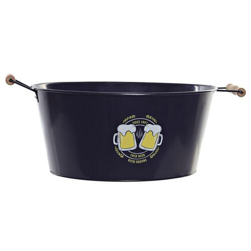 Isspand Gul Multifarvet Marineblå Træ Metal 51 x 30 x 18,5 cm