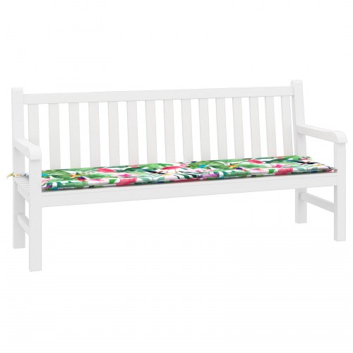 Bænkepude blomstret - flerfarvet 150 × 50 × 3 cm i Oxford-stof