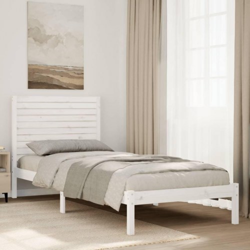 Ekstra lang sengeramme uden madras 90x220 cm massivt træ