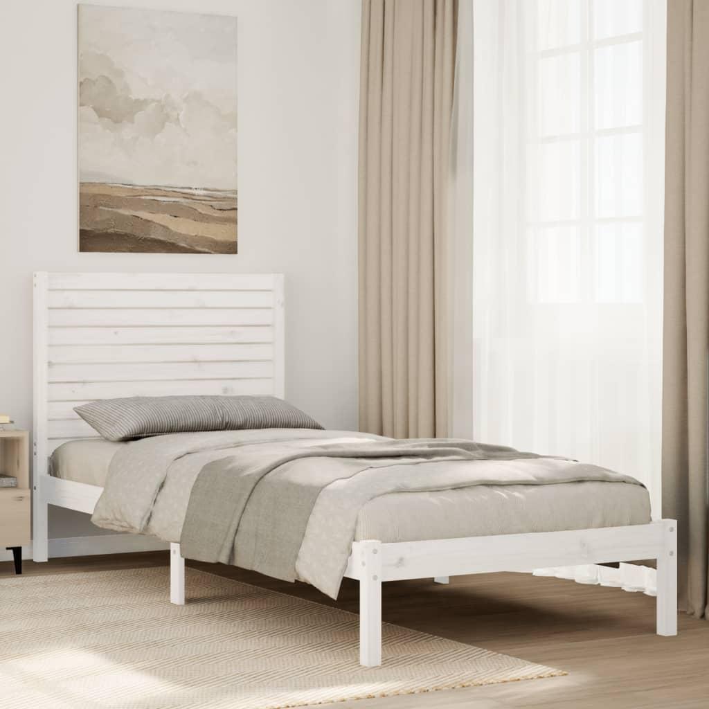 Ekstra lang sengeramme uden madras 90x220 cm massivt træ