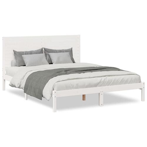 Ekstra lang sengeramme uden madras 140x220 cm massivt træ