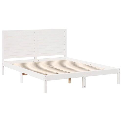 Ekstra lang sengeramme uden madras 140x220 cm massivt træ