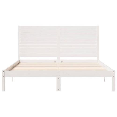 Ekstra lang sengeramme uden madras 140x220 cm massivt træ