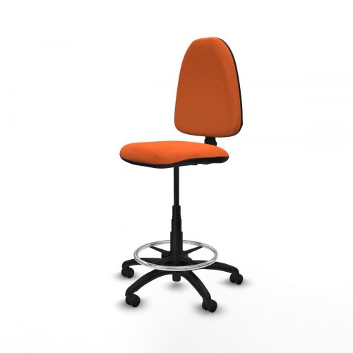 Kontorstol B0001RP - orange, høj model
