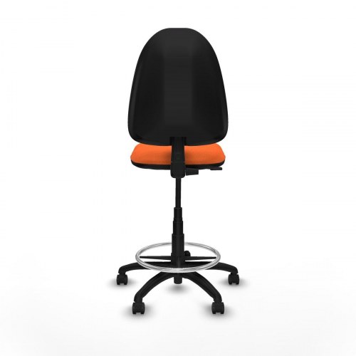 Kontorstol B0001RP - orange, høj model