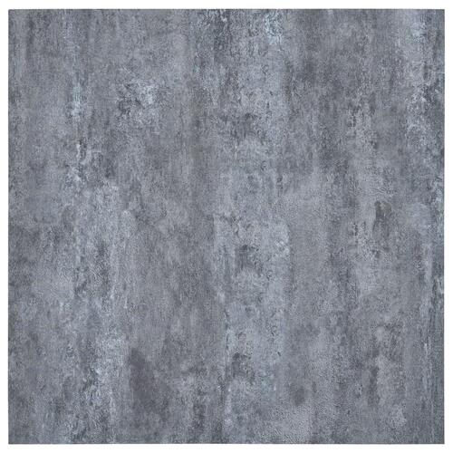 Selvklæbende gulvbrædder 20 stk. 1,86 m² PVC grå marmor