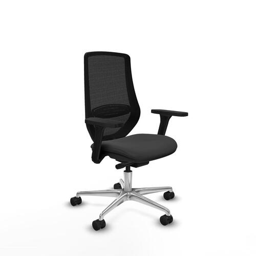 Kontorstol Piqueras y Crespo D086N0W Mørkegrå